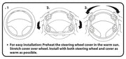 Plasticolor Easy Installation Steering Wheel Cover 006498R01 - Toyota Deluxe Swc