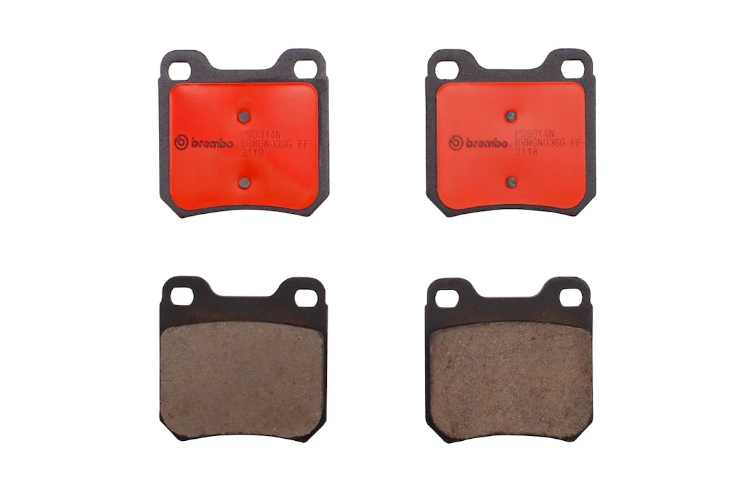 Brembo Premium Low-Met OE Equivalent Pad Brake Pad P59014N - Disc Set