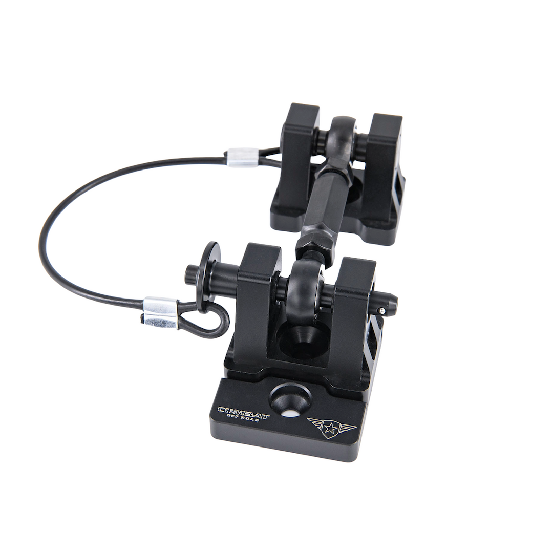 Combat Offrd Limited Lifetime Warranty Hood Latch 99-1091 - JK JL JT Billet Aluminum