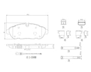 Brembo Ensures Comfort And Brembo Quality Brake Pad P24245N - Discbrakepadset Naoceramic