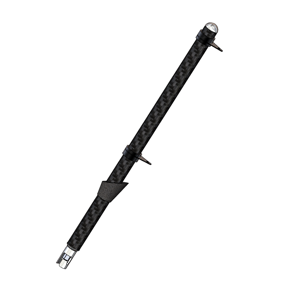 Taco Metals No Supplier Warranty Flagpole FP-0125-CF24 - Carbon Fiber Flag Pole J-Lock