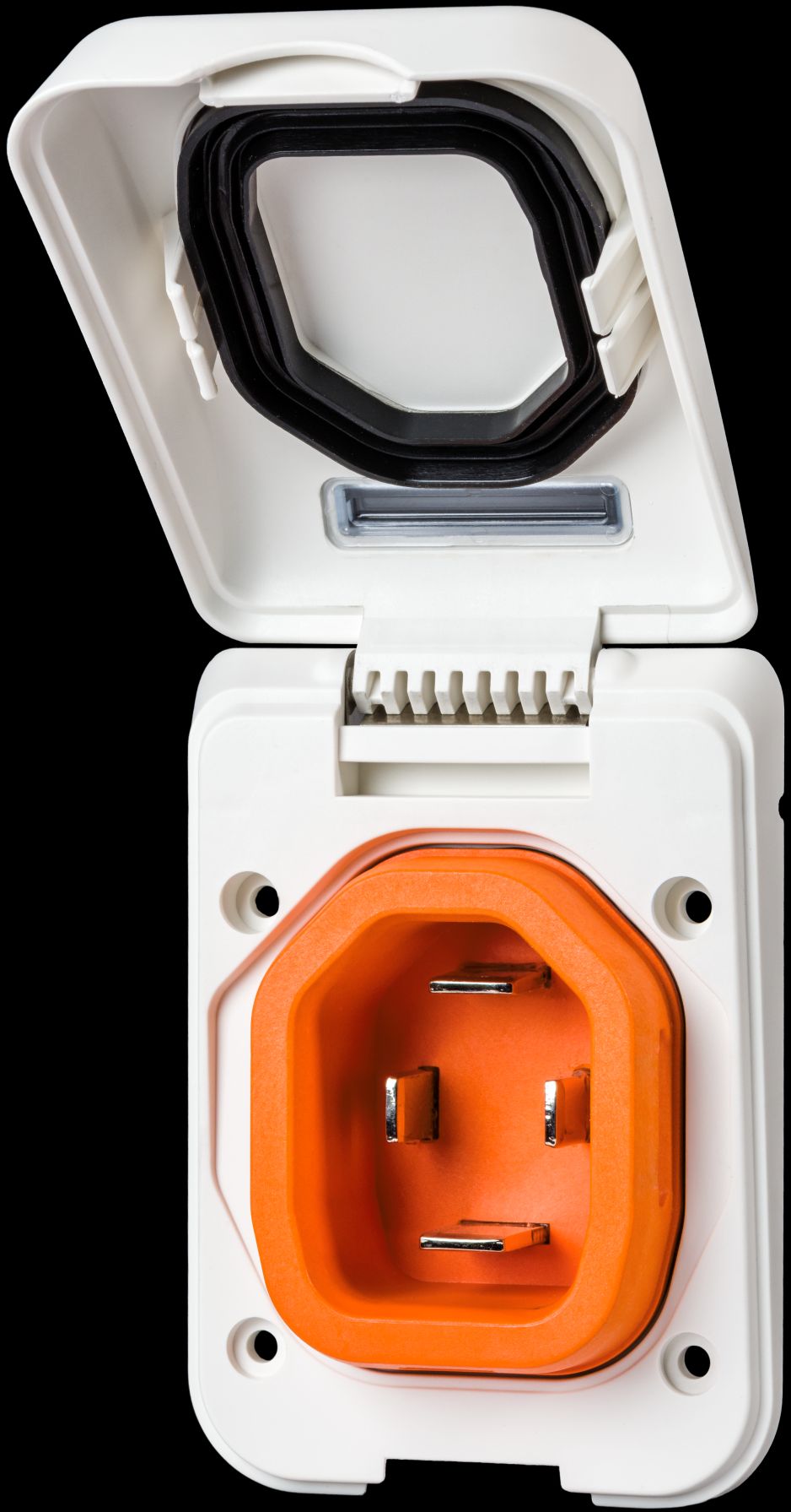 Smart Plug Multi-Point Locking System Power Inlet Port BM50PW - White 50AMP Nometal