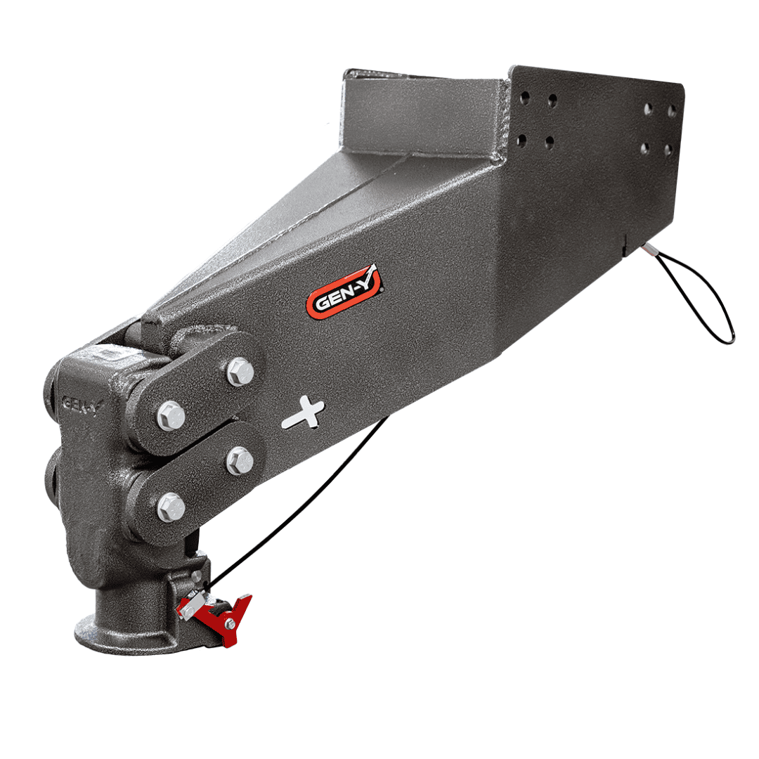 GEN-Y Hitch Maintenance Free Gooseneck Trailer Coupler GH-8047AL - Executive Torsion-Flex Turning Poin