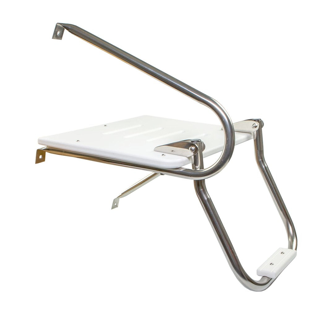Whitecap IND Limited Lifetime Warranty Swim Platform 67902 - White Poly Kit Outbo