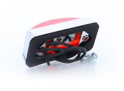 Optronics Easy To Install Trailer Light MCL91RB - Chrome Red Led Mark Mini