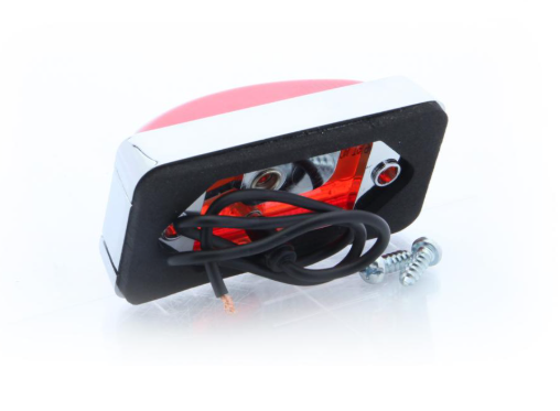 Optronics Easy To Install Trailer Light MCL91RB - Chrome Red Led Mark Mini