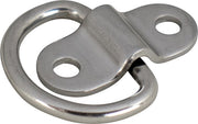 SEA DOG Installs With Two RH Fasteners D-Ring 090145-1 - Stainless Folding D-Ring