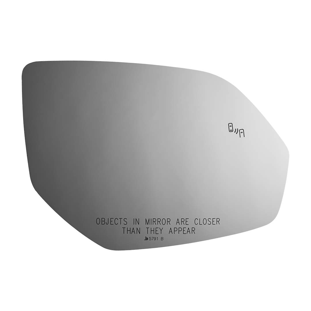 Burco Mirror Smooth Edges For Safety Exterior Mirror Glass 5791B - Mirror Side View Blind Spot