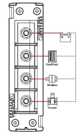 Blue SEA No Supplier Warranty Fuse Block 5196-BSS - Mrbf 3Circ Common