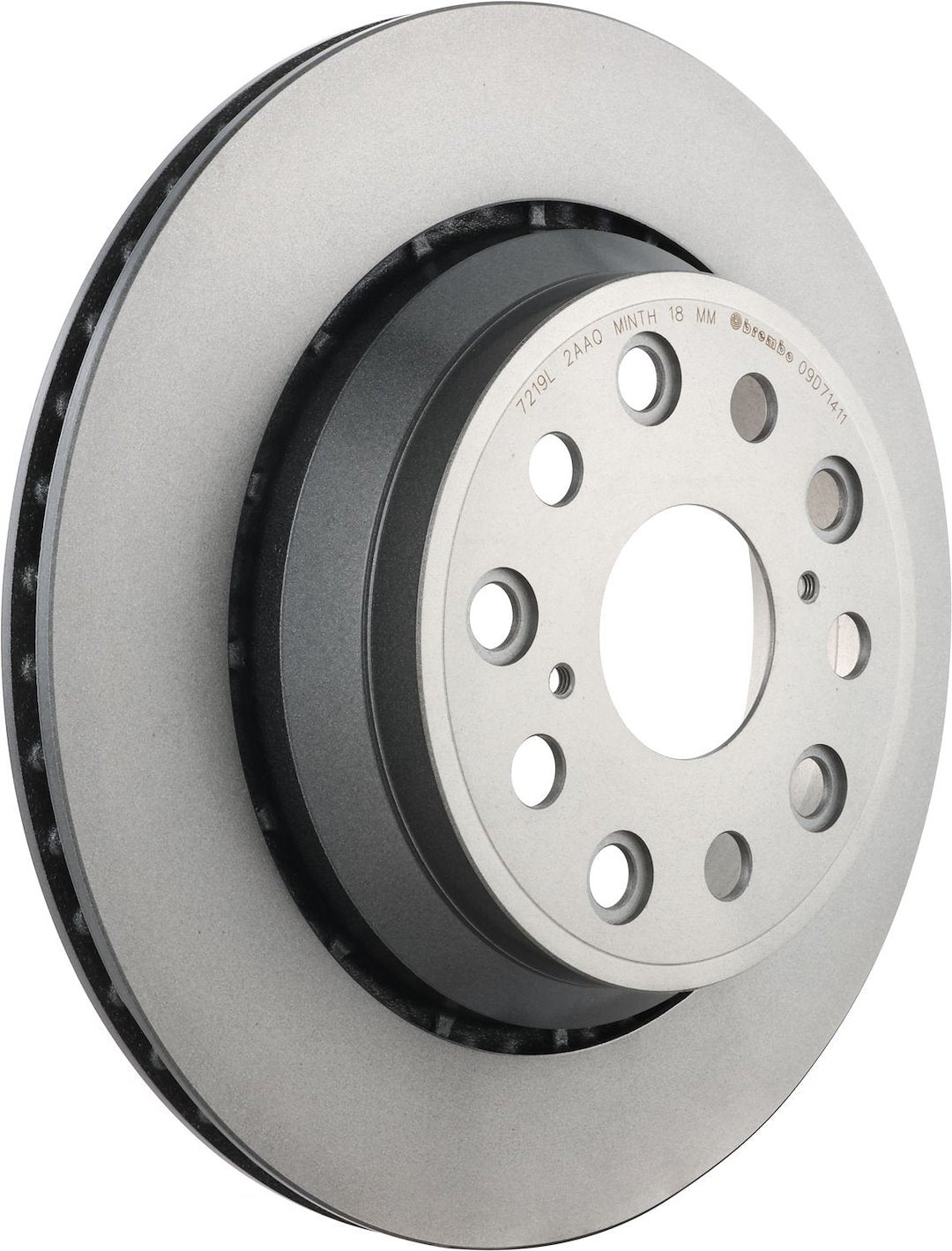 Brembo Rust-Resistant Coating Brake Rotor 09D71411C02 - Disc