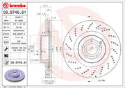 Brembo Components Not Hazardous To Health Brake Rotor 09B74661C02 - Disc