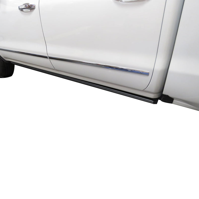 Black Horse Textured Anti Slip Step Surface Running Board PWBR1385 - 2014-2018 Chevrolet Silverado 1500