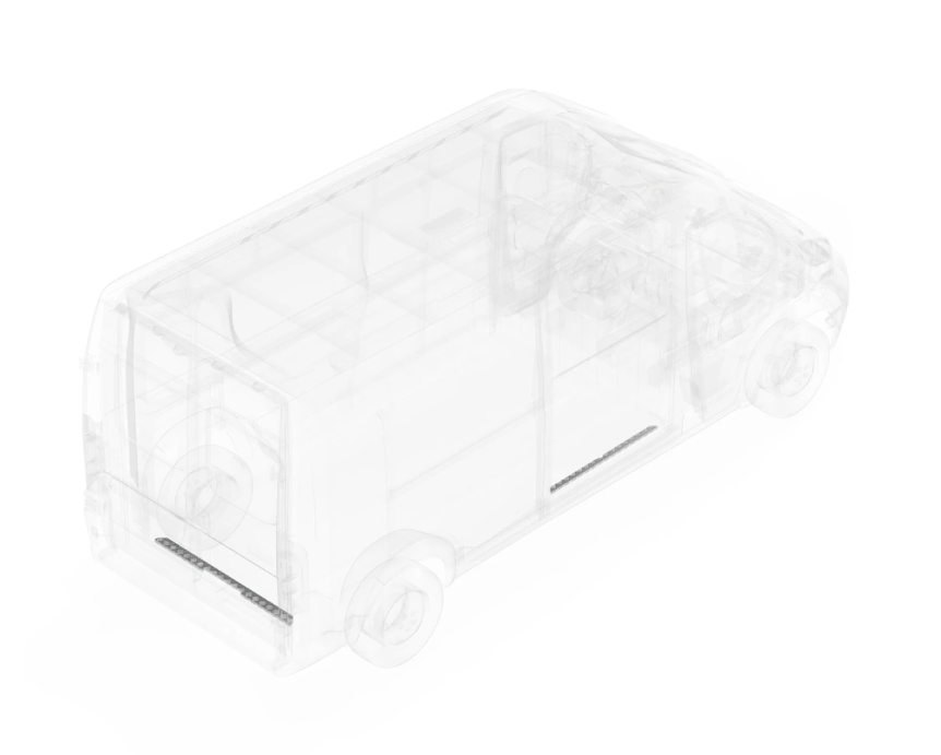 Legend Fleet Limited Lifetime Warranty Door Sill Protector 609-151-1010.2 - Promaster Set Side Rear