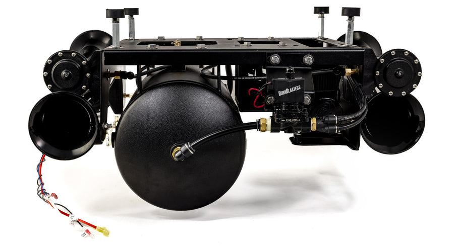 Hornblaster Limited Lifetime Warranty Air Horn HK-Stealth-5 - Gallon Spare Tire Delete Kit