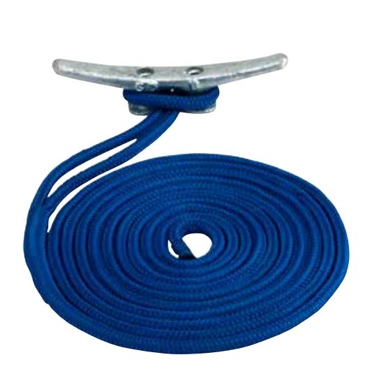 SEA DOG No Supplier Warranty Dock Line 302112015BL-1 - Double Braided Nylon