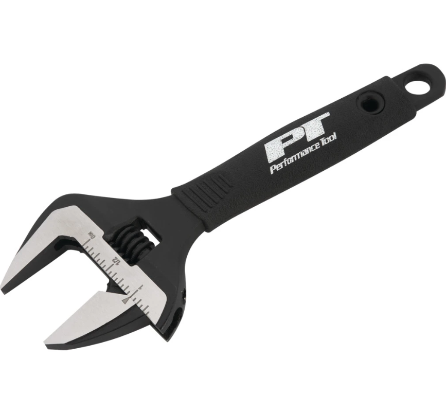 Perform Tool Limited Lifetime Warranty Adjustable Wrench W30621 - Wide Mouth