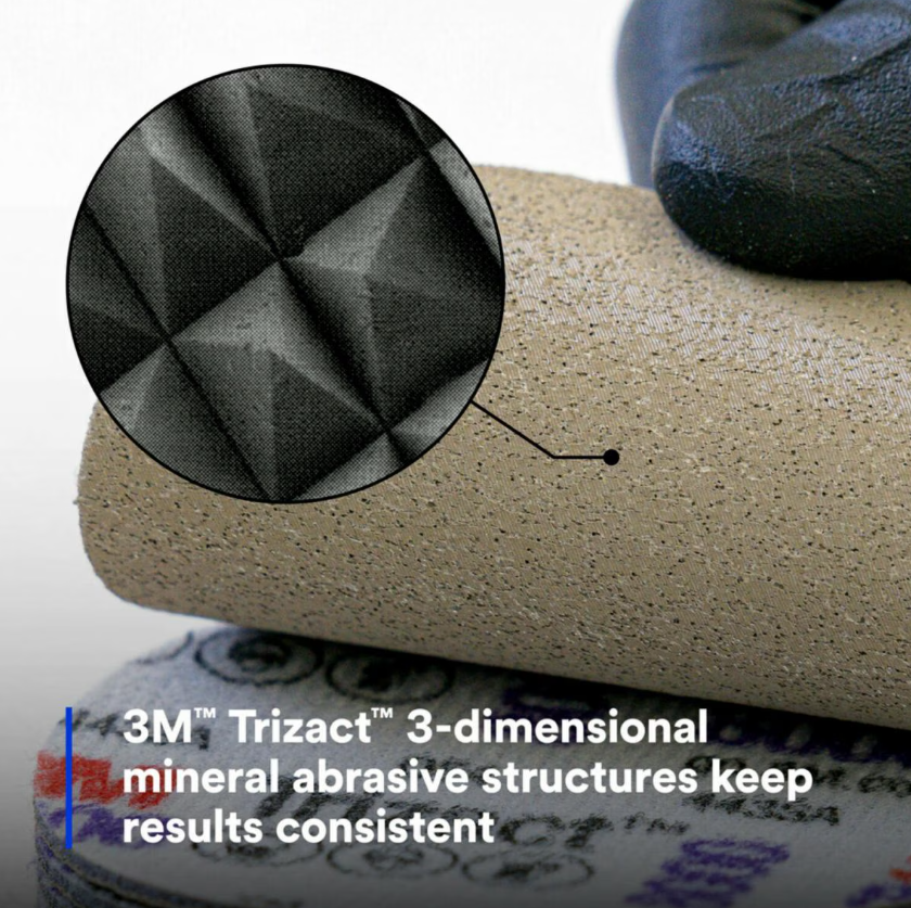 3M No Supplier Warranty Sandpaper 30806 - Trizact Hookit Foam Disc 308