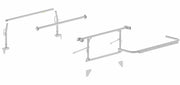 Holman 12004W Constructed From Steel - White Pro Leg Crossbar Kit