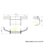 Black Horse 17NE23MA Grille Guard