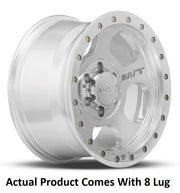 M.T. Wheel Modern Low Profile Cap Design 274658 - 18X9 8X170 MT Canyon Pro Polished