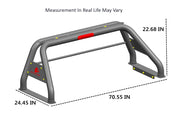 Black Horse Patent Approved Truck Bed Bar RB001BK-PLB - Classic Roll Kit