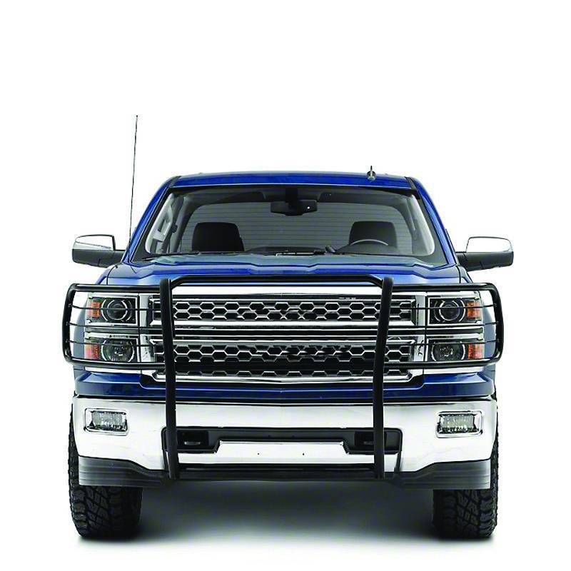 Black Horse No Drill Mounting Grille Guard 17GT27MA - 2014-2018 Chevrolet Silverado 1500