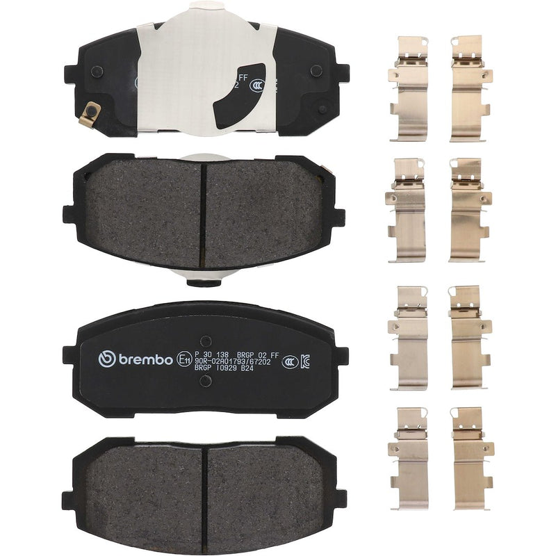 Brembo Premium Low-Met OE Equivalent Pad Brake Pad P30138