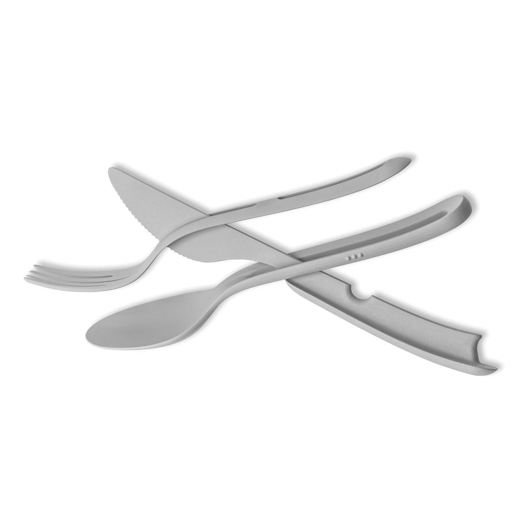 Silwy Magnet Compact Click System Creates Order Flatware KO-BT-G-1 - Gray Cutlery Set Tricky