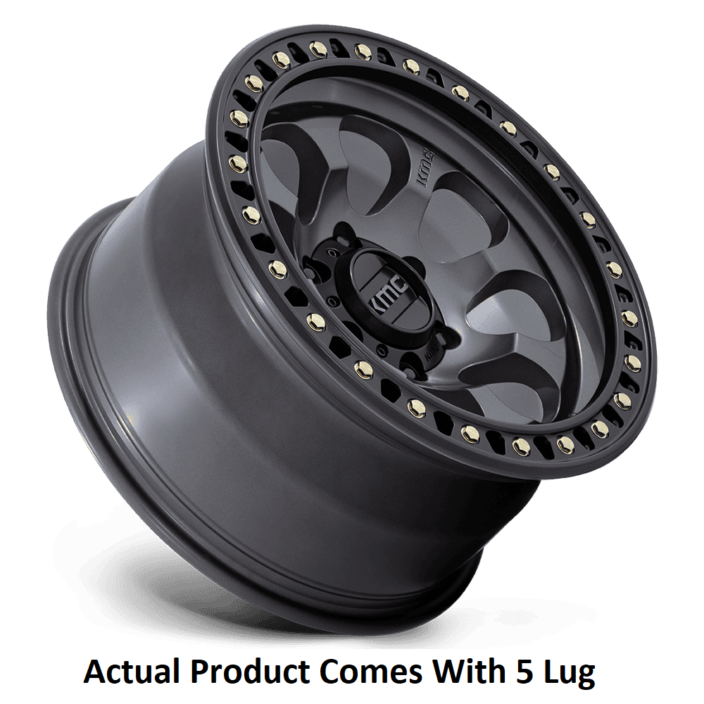 Wheel Pros With KMC Logo Center Cap KM550AB17855010 - KM550 17X8.5 5X5.0 Anth-SB-LP 10MM