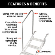 Lippert Comp Easy To Install Entry Step Hand Rail 2023024502 - Handrail