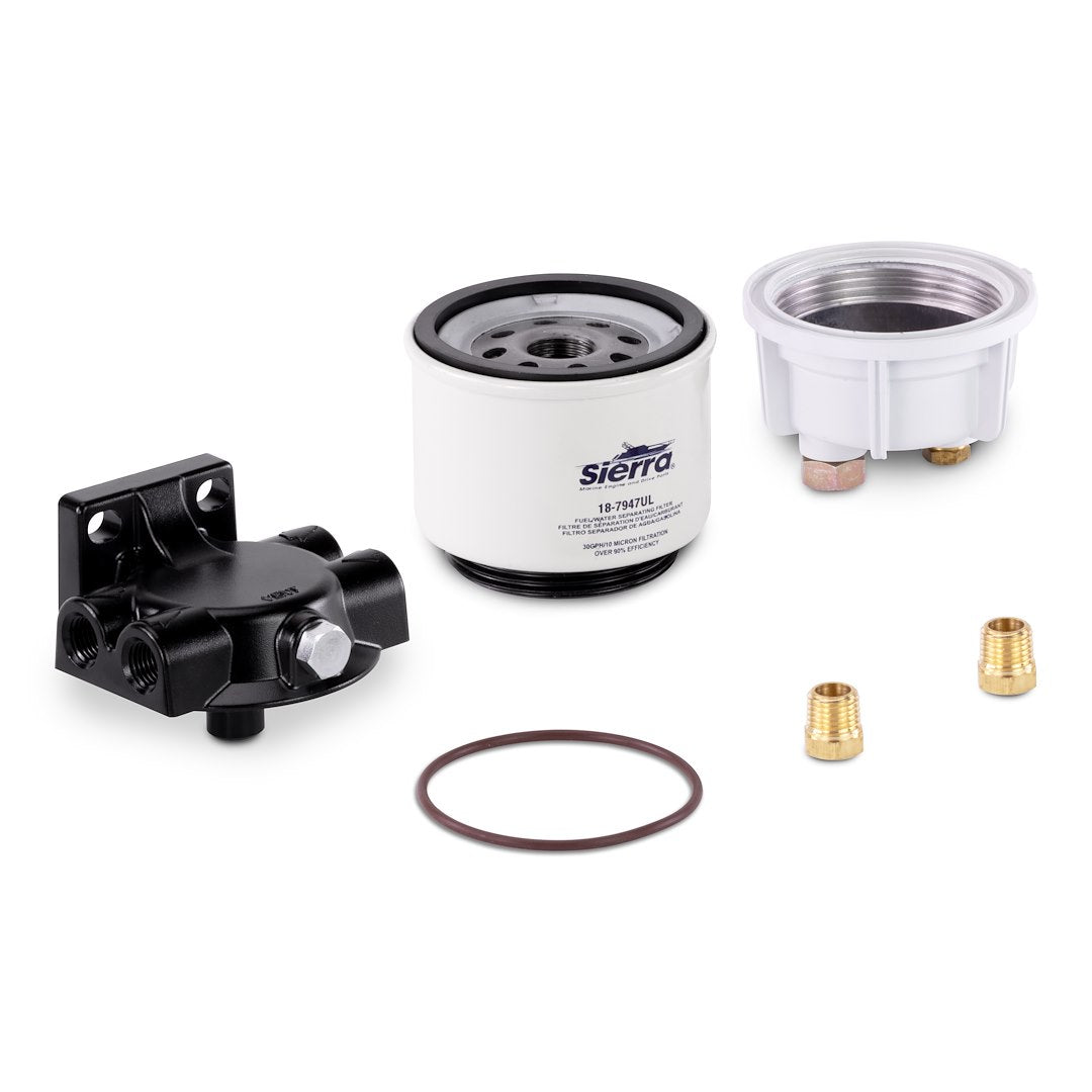 Sierramarine Spin On Replacement Fuel Water Separator 18-99292 - Fws Gas Kit 120RUL 10 Micron