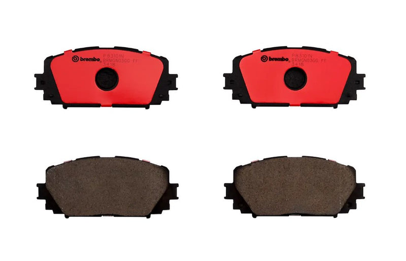 Brembo Premium Low-Met OE Equivalent Pad Brake Pad P83101N - Disc Set