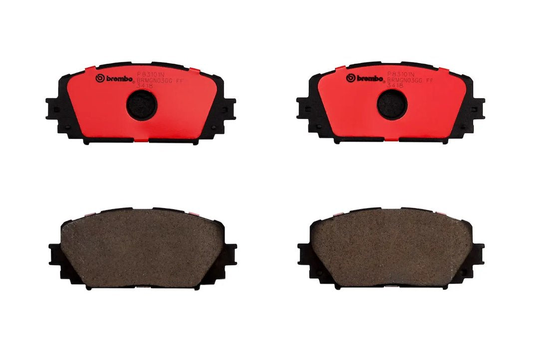 Brembo Premium Low-Met OE Equivalent Pad Brake Pad P83101N - Disc Set