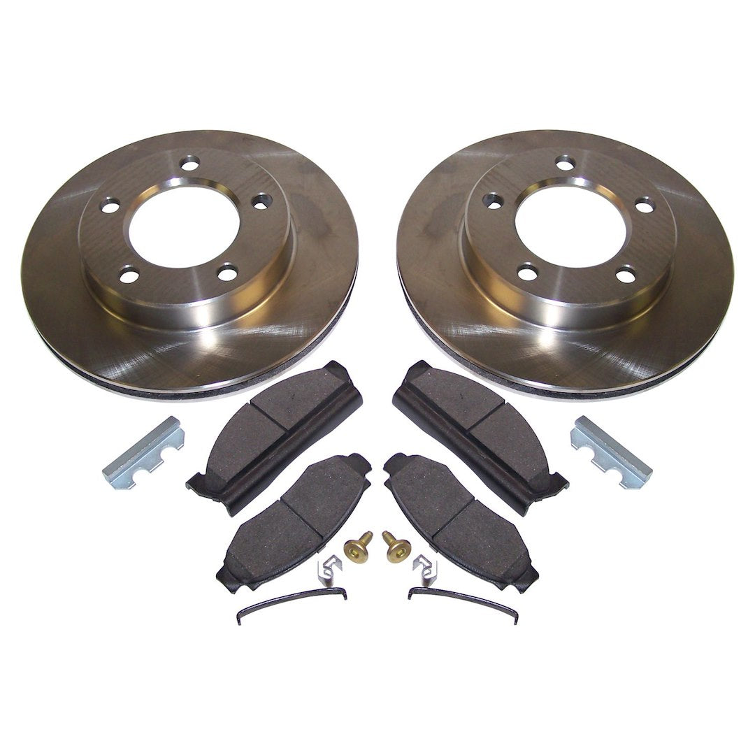 Crown Auto Semi-Metallic Brake Pad Brake Kit 5358568RK - Disc Serv Frnt