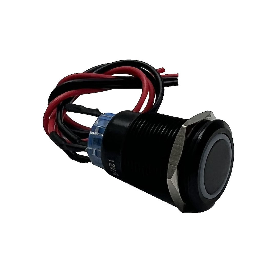 Racesport LT Universal Fitment Multi Function Switch RSMB19MMW - 12V 19MM Momentary PRE-WIR