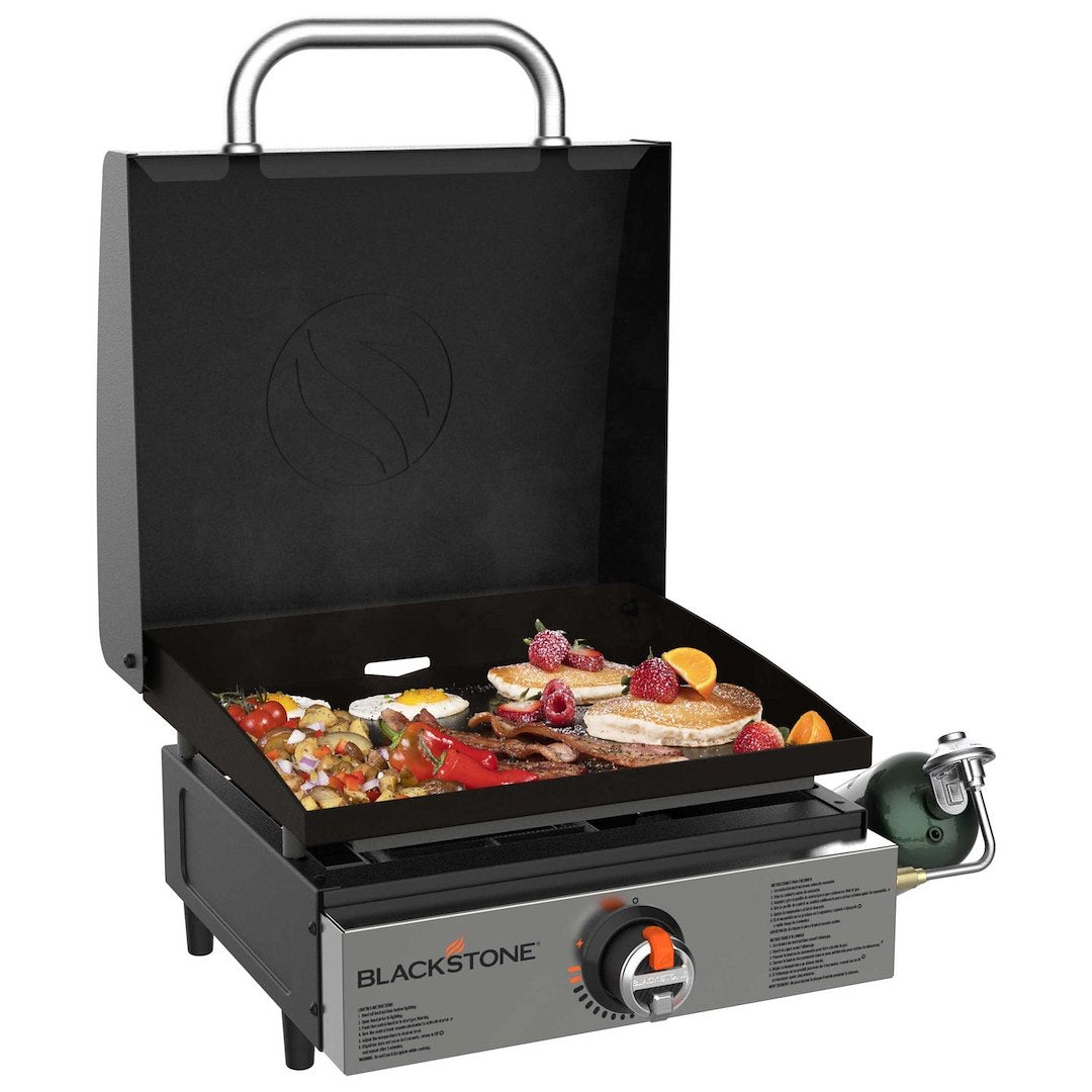 N Atlantic I Rectangular Design Griddle 2143 - 17 Hood