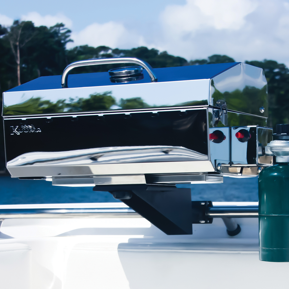 Camco Marine Features Folding Legs Barbeque Grill 58131 - Grill-Stow GO 160 Gas Therm