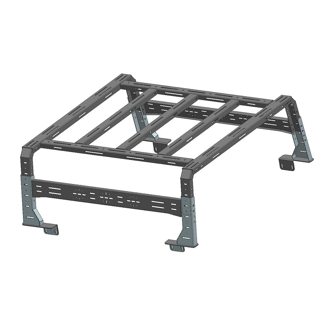 Black Horse Limited Lifetime Warranty Truck Bed Bar TR08B - Black Sandy Overland