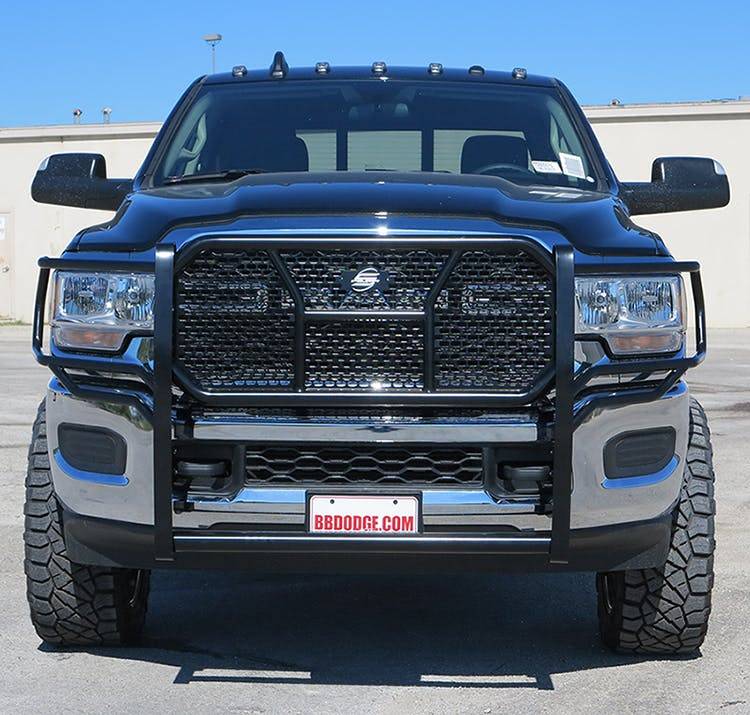 Steelcraft Punch Plate Grille Grille Guard 50-2280C - Black HD Guards