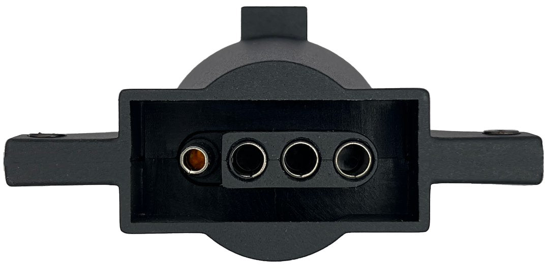 RV Designer Quick And Easy To Install Trailer Wiring Connector Adapter TC505 - 7-WAY 4-WAY Flat