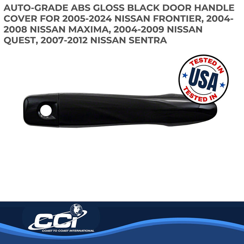 Coast2Coast Limited Lifetime Warranty Exterior Door Handle Cover Ccidh68524BBK - DH 05-25 Frontier 4D GL BK WO Pskh