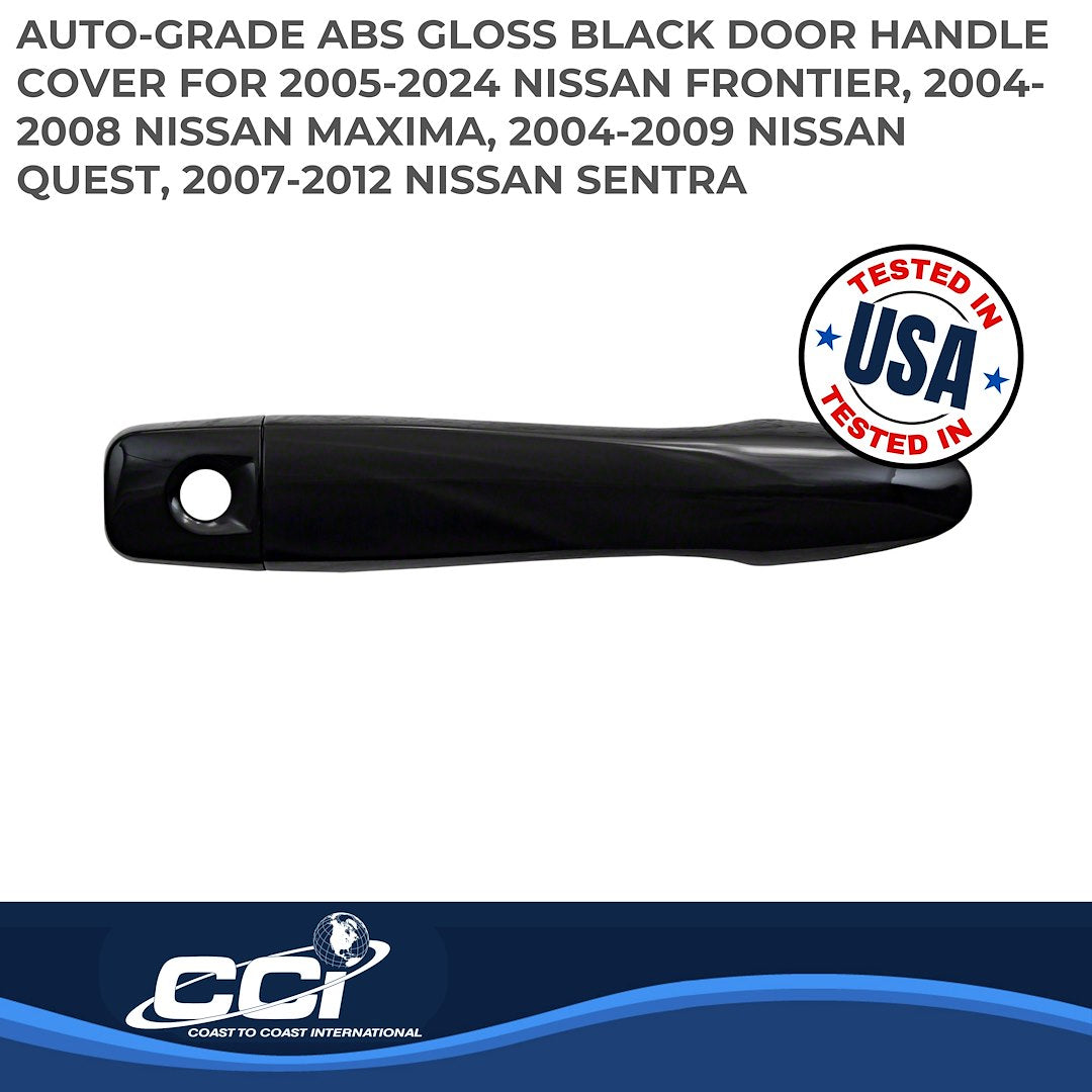 Coast2Coast Limited Lifetime Warranty Exterior Door Handle Cover Ccidh68524BBK - DH 05-25 Frontier 4D GL BK WO Pskh