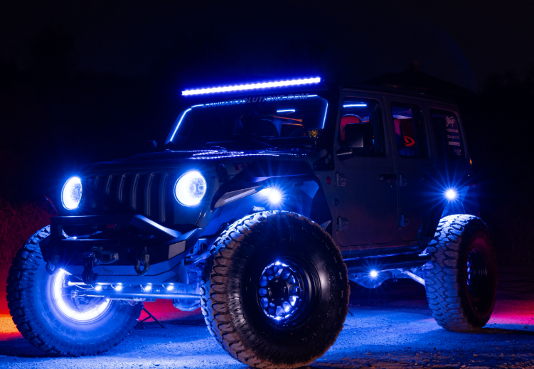 Racesport LT Easy To Install Underbody Light Kit Rscukit10 - Rgbw Led Solid Vehicle KI