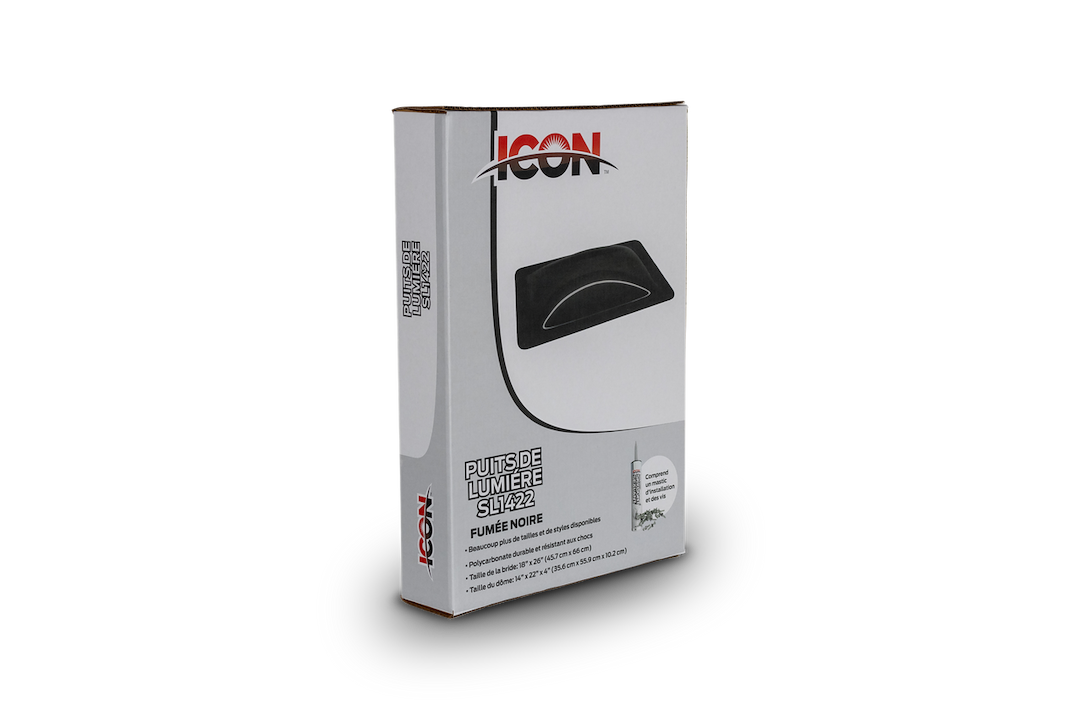 Icon Install With Icon Skylight Sealant 16032 - Smoke SL 1422D Dark Inc