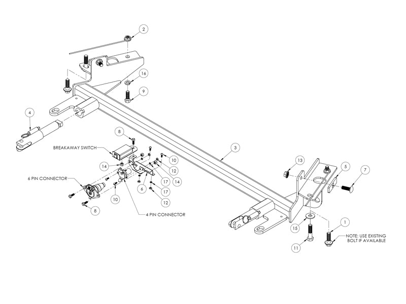 Blue OX Custom Designed For Each Vehicle Vehicle Baseplate BX2423 - Bsplt 25 Ram 1500 Rebel