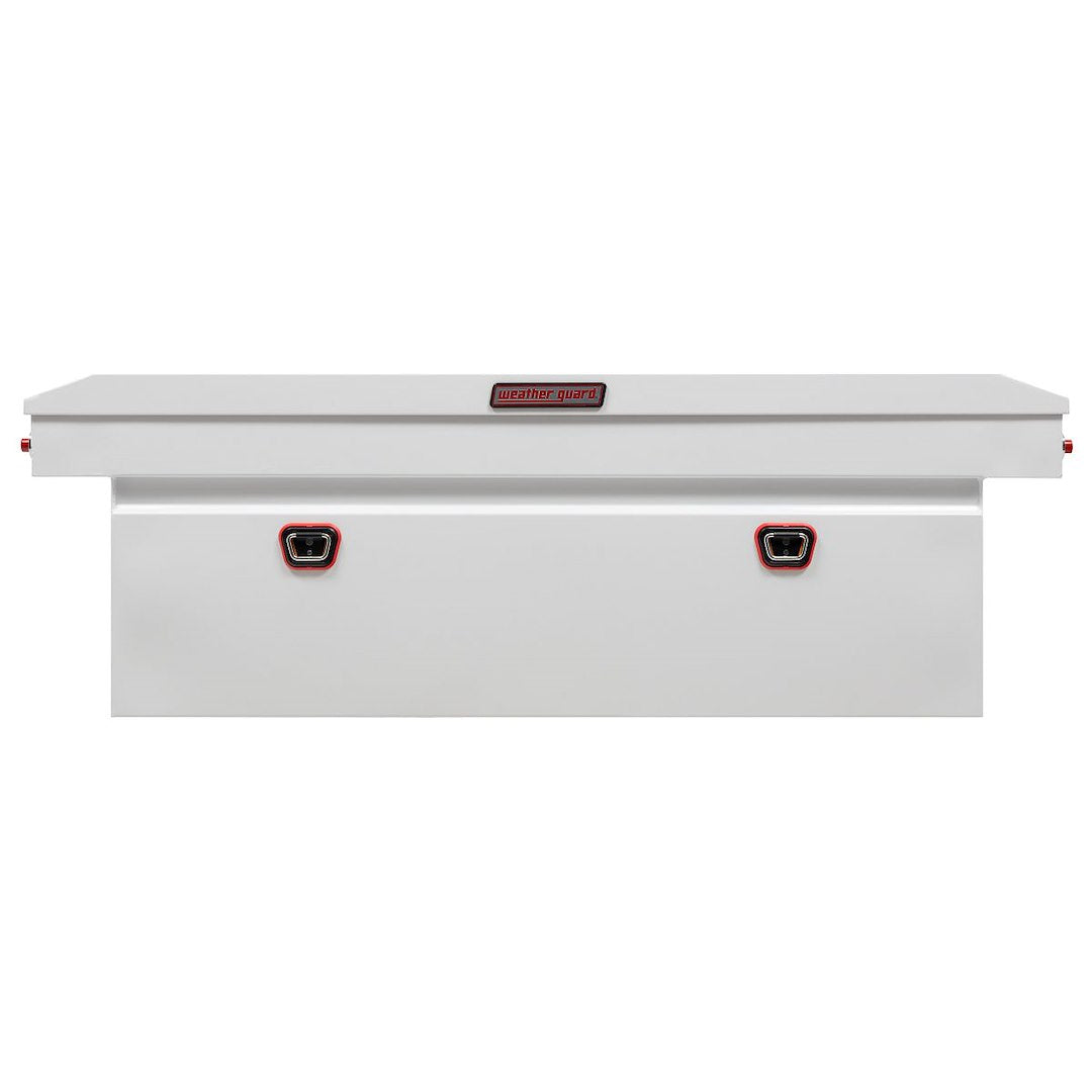 Weatherguard Limited Lifetime Warranty Tool Box 128-3-03 - White FS Deep Saddle Steel