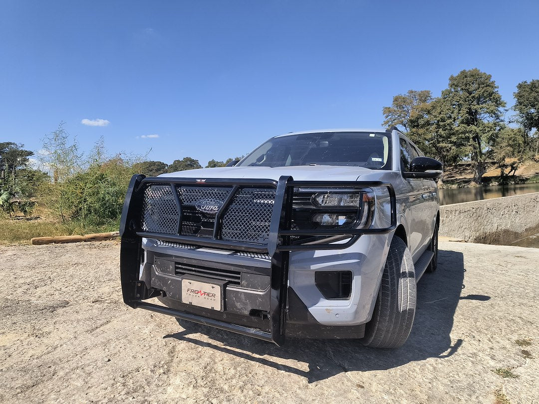 Frontier TRU Heavy-Duty One-Piece Design Grille Guard 200-11-8004 - Expedition
