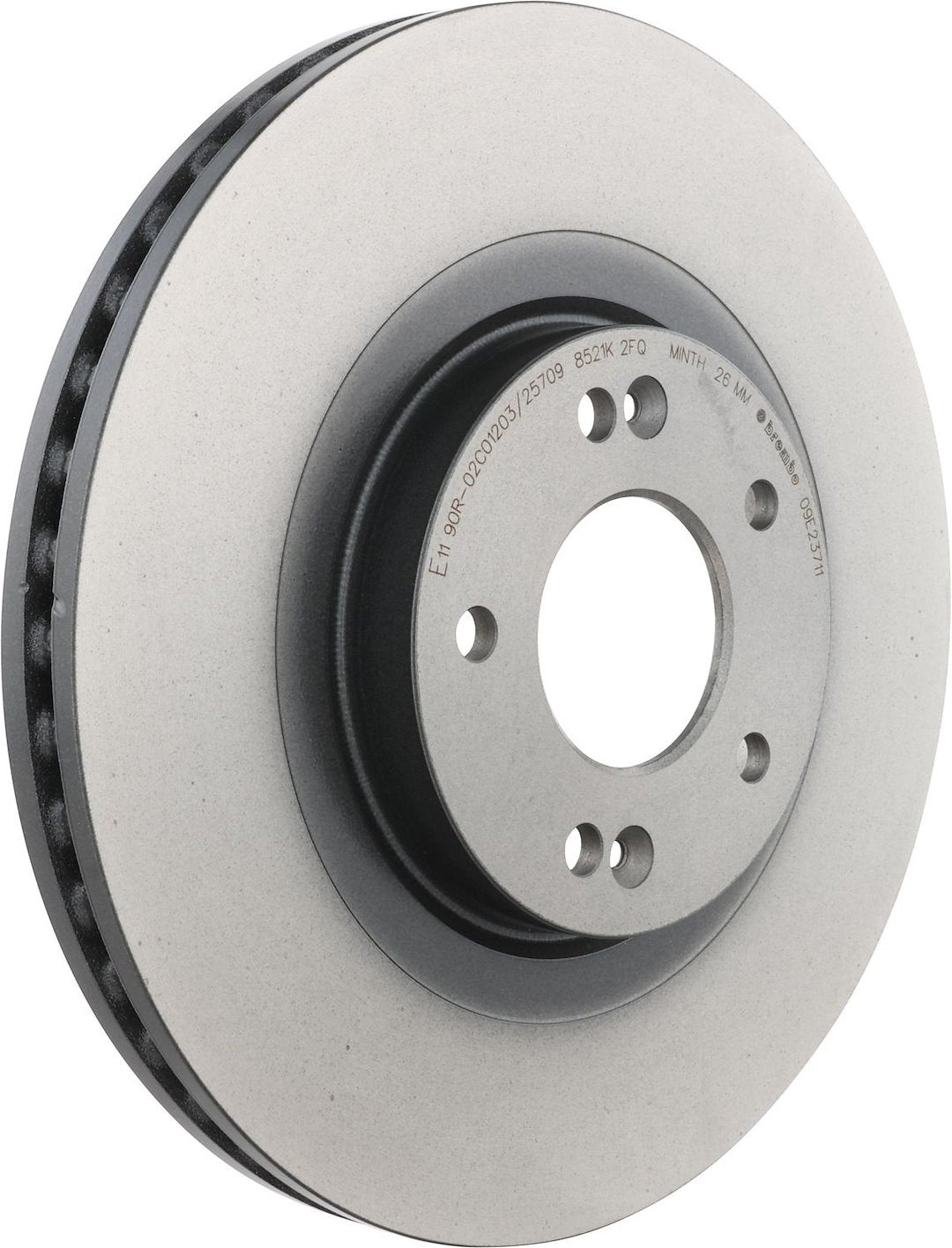 Brembo Rust-Resistant Coating Brake Rotor 09E23711C02 - Disc