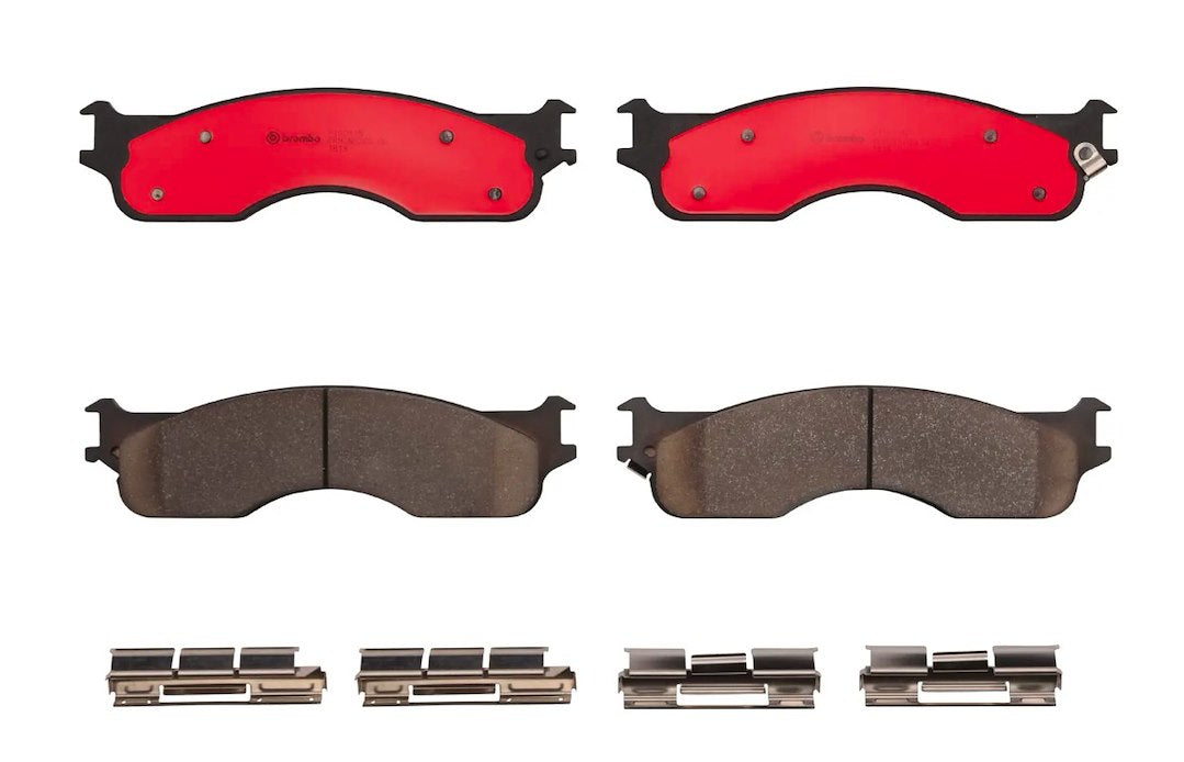 Brembo Premium Low-Met OE Equivalent Pad Brake Pad P18011N - Disc Set