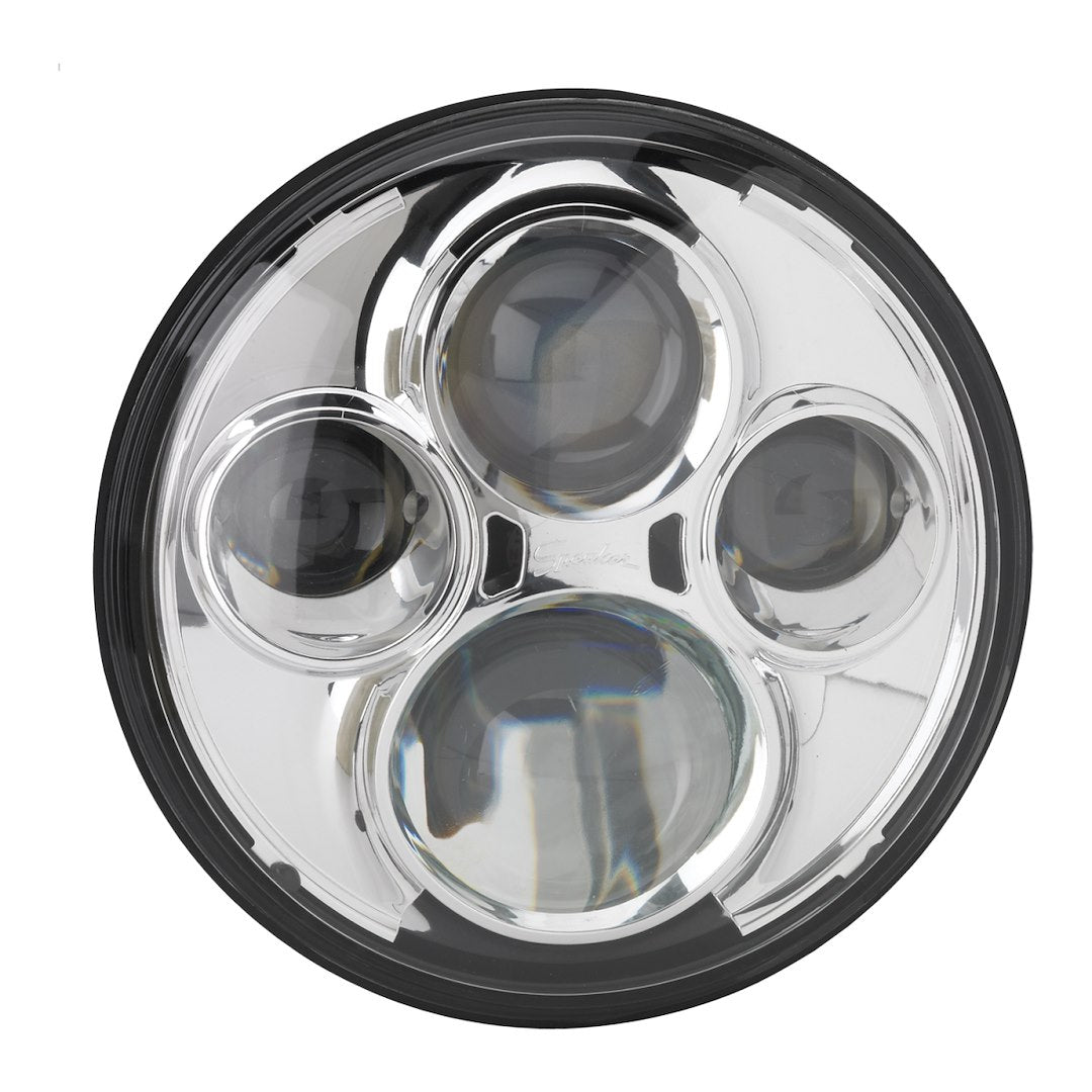 JW Speaker 0550011 Multi-Voltage Design - Clear Black Chrome